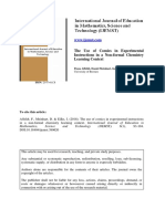 The Use of Comics in Experimental Instructions in A Non-Formal Chemistry Learning Context