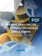 Highest Efficiencies For Various Industrial Applications: Pumps