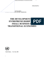1999 Development of Entrepreneurship