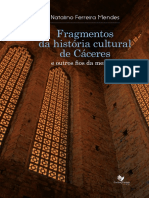 Fragmentos Da Historia Cultural de Cáceres Vol 1 - Carlini&Caniato