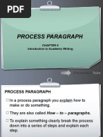 Chapter 6 Process Paragraph.