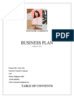 Business Plan: Sxxynose Cosmetics