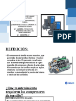 Mantenimiento de Compresores A Tornillo