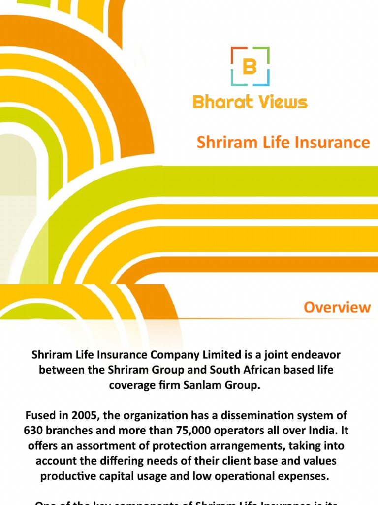 Shriram Life Insurance Co.8697110.Powerpoint | PDF