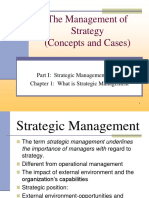 Week 1 - Strategic Managemeny
