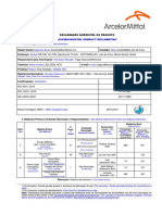 Declaração Ambiental Do Produto - Tela Soldada - Seng Engenharia