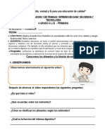 Ficha de Ciencia Tecnologia Martes 01 - 06