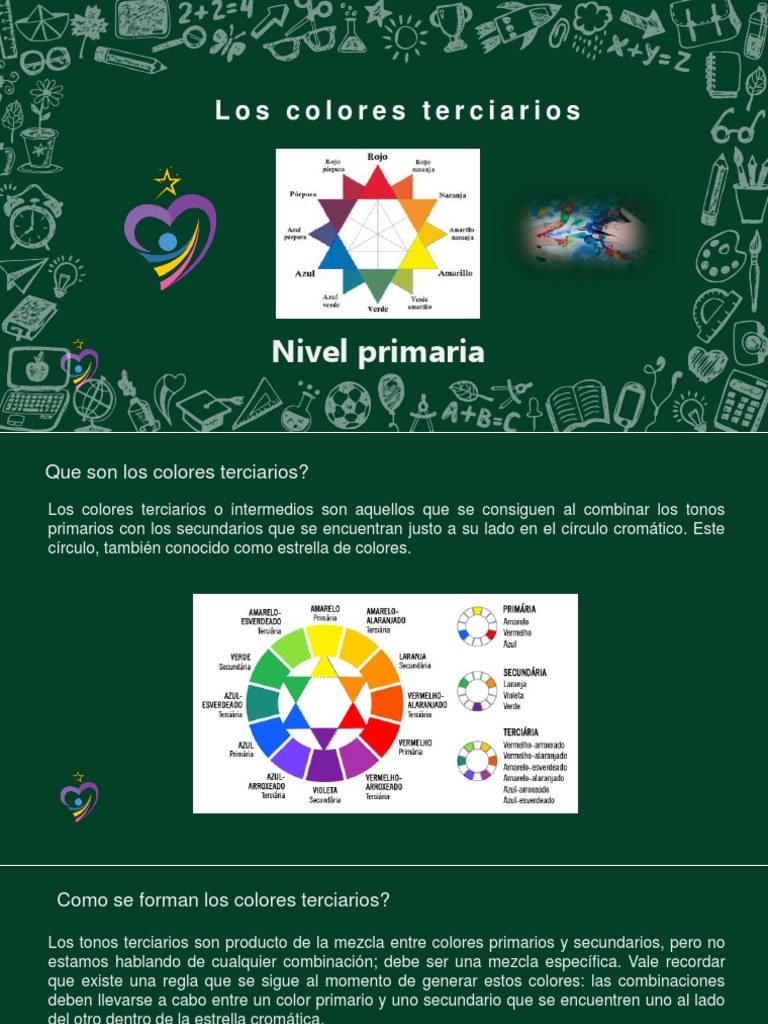 Los Colores Terciarios | PDF | Color | Rojo