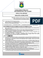 Concurso Público da Câmara de Cuiabá para Analista Legislativo