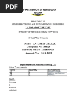 Heritage Institute of Technology Kolkata: List of Components: Name Quantity Components U1 1 U2 1 D1 1 CODE