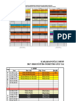 2021-2022 Yılı Islami Ilimler Fakültesi Lisans Ders Programı