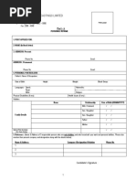 Electrosteel Castings Limited - Employment Form