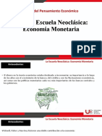 Clase 8 - Escuela Neoclásica Economía Monetaria (Parte 1)