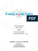 Fabula Ultima Gourmet Playtest ITA (24 Settembre 2021)