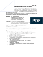 EE550A Microprocessor Systems Spring 2006