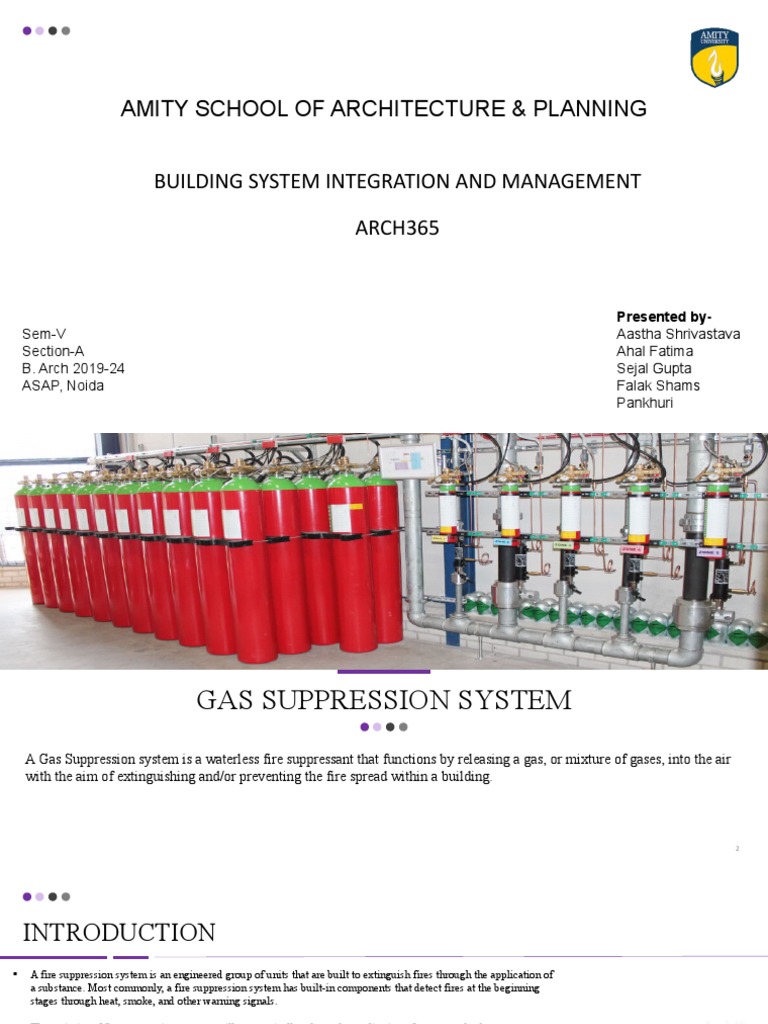 Gas Suppression Systems Overview | PDF | Fires | Firefighting