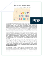 Noveno Grado. El Hombre Llamado A Vivir Como Hijo Del Padre Creador