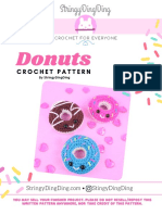 Donut Amigurumi Crochet Pattern
