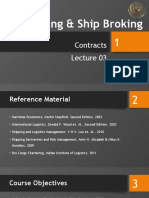 Chartering & Ship Broking: Contracts
