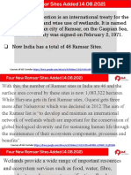 Ramsar Sites in India by IAS Corridor