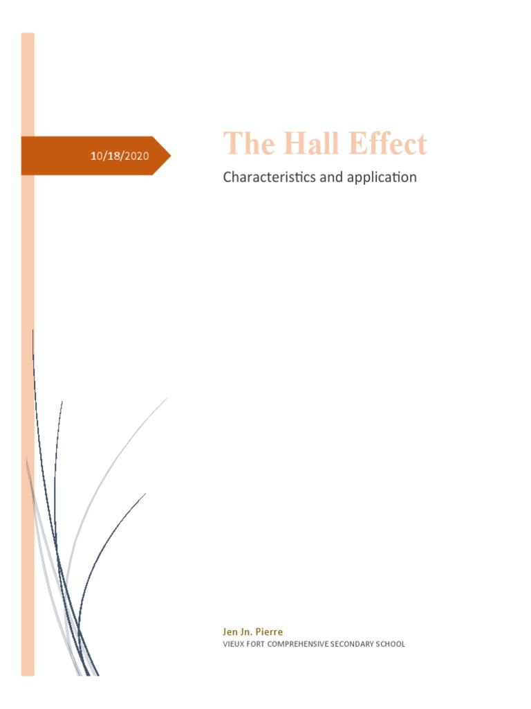 Understanding the Hall Effect | PDF | Electric Current | Magnetic Field