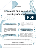 Ética de La Publicación en Investigación