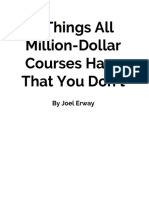 7 Things All Million Dollar Courses Have That You Don't