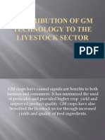 Contribution of GM Technology To The Livestock Sector
