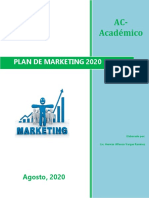 Estructura Plan de Marketing  
