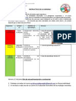 Instructivo de la semana 13 DE 2° BÁSICO