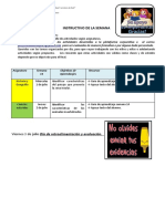 Instructivo de la semana 14 DE 2° BÁSICO