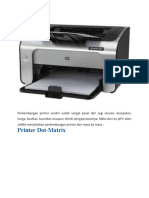 Perkembangan Printer