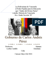 Presidencia de Carlos Andres Perez