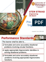 Pre Calculus Trigonometry