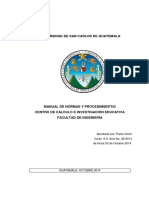 Normas y Procedimientos - Usac