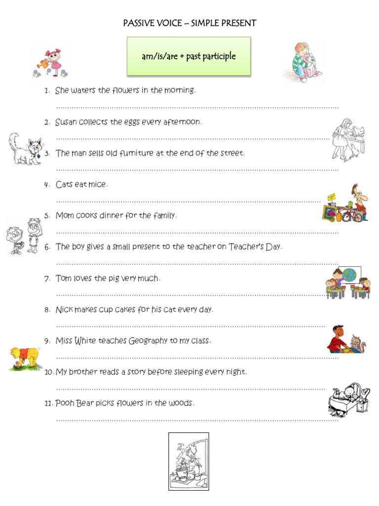 Passive Voice Simple Present | PDF