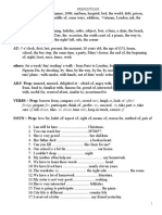 For/up, Prepare For, Participate, Think Of, Prefer... To, Succeed.. In, Take Part In, Take