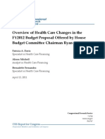CRS Budget Healthcare Report