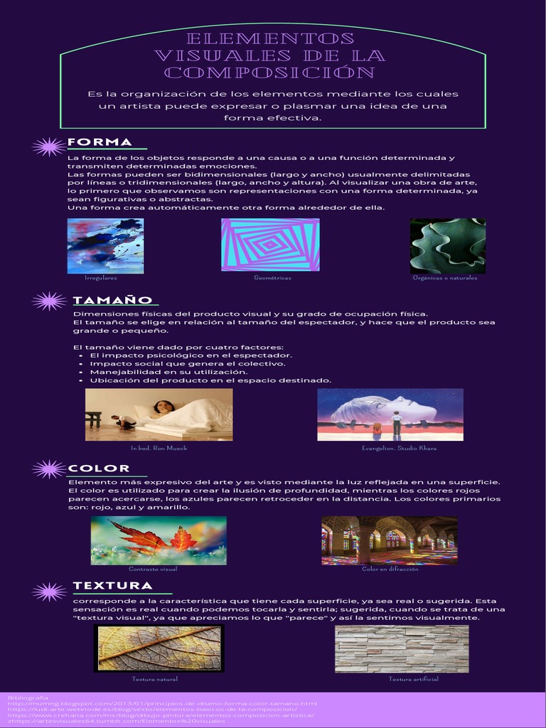 Elementos Visuales de La Composición | PDF | Color | Composición (artes ...