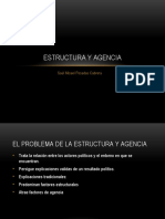 Estructura y Agencia