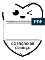 Atividade Coração de Criança