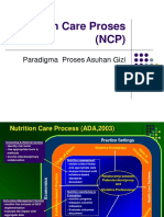 Nutrition Care Proses (NCP) : Paradigma Proses Asuhan Gizi