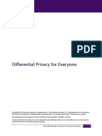 Microsoft Corporation - Differential Privacy For Everyone