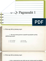 4 Q-Pagsusulit 1