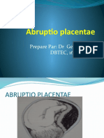 Abruptio Placentae