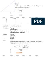 Anualidad - serie uniforme: cuotas, capital e interés