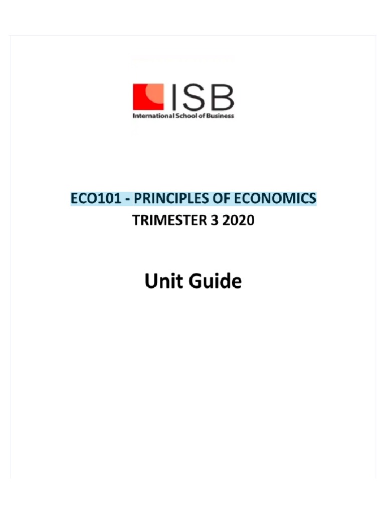 Eco101 Unit Guide Pdf