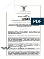 1.2.2.8. Decreto 934 Del 9 de Mayo de 2013