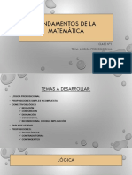 Fundamentos de La Matemática Clase N°1