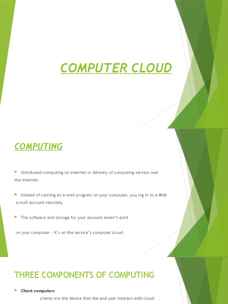 Grade 12 COMPUTER CLOUD | PDF | Computers